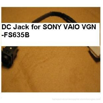 Dc Power Jack W/cable Sony Vaio Vgn-fs635b Vgn-fs635b/w Ac Dc Connector, Socket, Receptacle For Laptop Motherboard